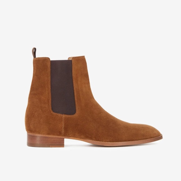 THE KOOPLES Brown Leather Chelsea Boots New w/ dustbag , Size 42